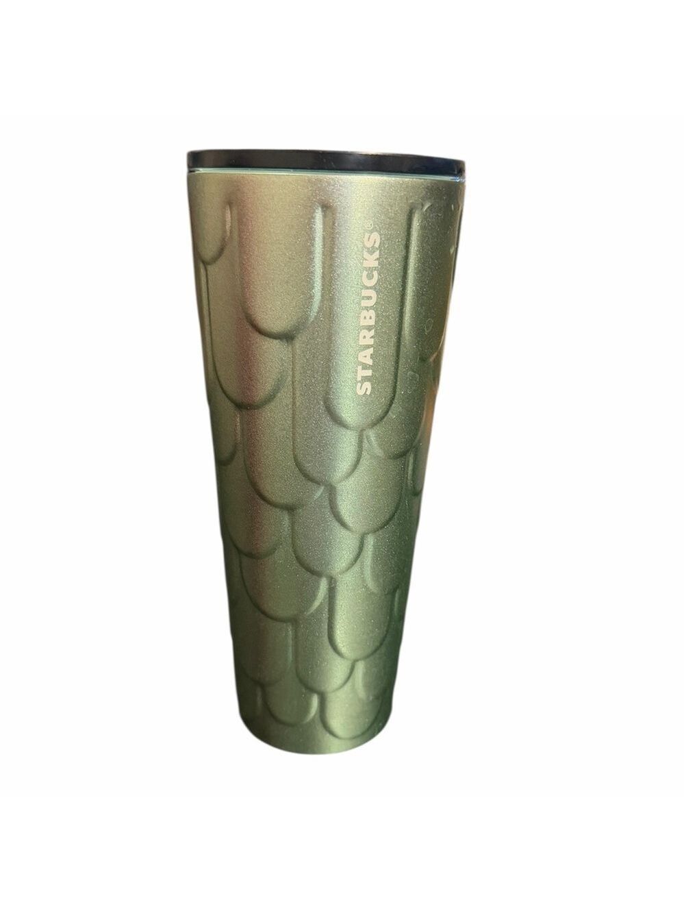 Starbucks 2022 Stainless Steel Mermaid Scales 24oz Venti Tumbler Iridescent